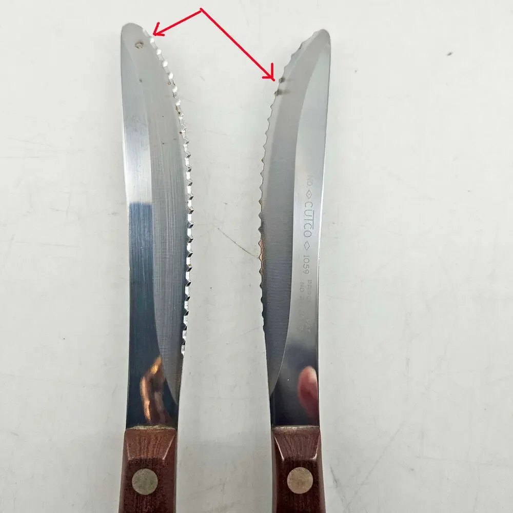 Cutco Swirl Handle Serrated Steak Knife Knives Set Of 12 1059 Original box